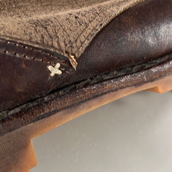 Men's Rag & Bone Anders Brown Leather Ankle Boots Size 13 - Picture 7 of 12